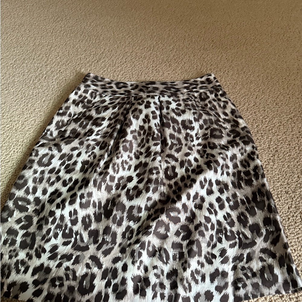 Leopard Print Women's Skirt